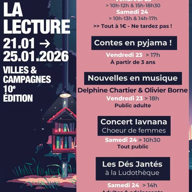 Nuits de la lecture 2026 à la Médiathèque de Sainte-Marie-de-Ré_Sainte-Marie-de-Ré