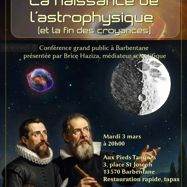 Conférence La naissance de l’astrophysique, et la fin des croyances_Barbentane