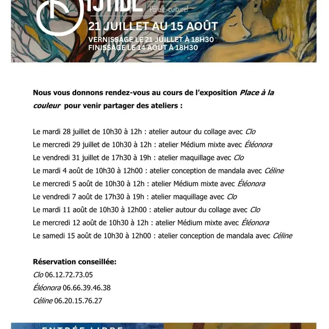 Bastide Sainte Cécile Pôle e-culturel- ateliers_Les Arcs sur Argens