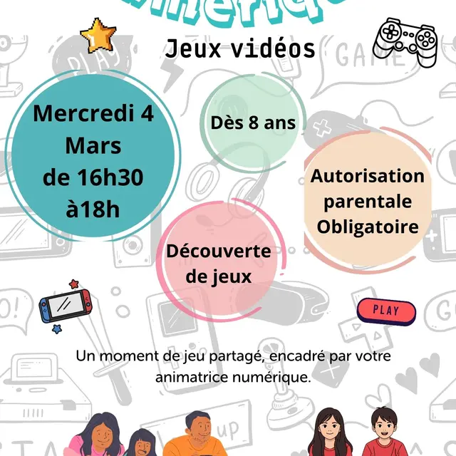 Atelier numérique - Jeux vidéos_Saint-Jean-Saint-Nicolas