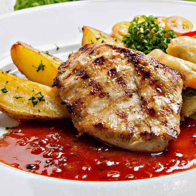 Assiette de poulet