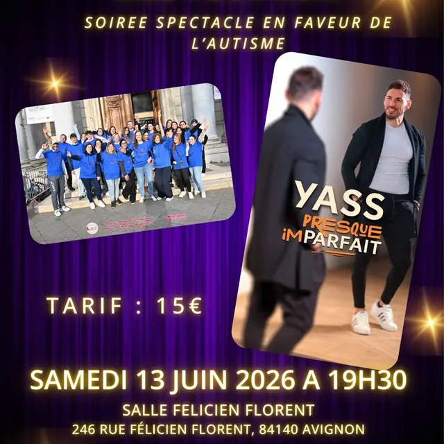 Rire pour agir - Soirée spectacle en faveur de l'autisme_Avignon