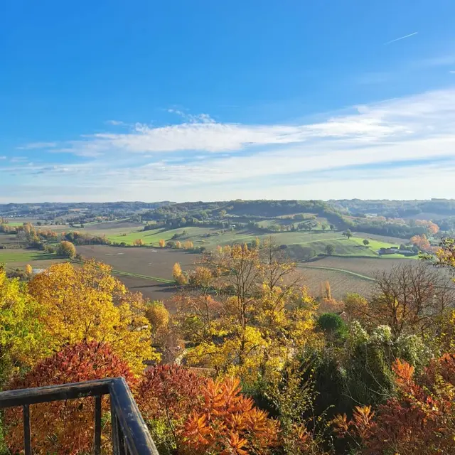 Maison du Levant - vue depuis le balcon