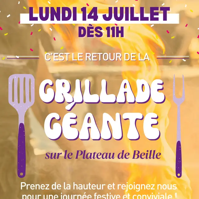 Grillade Géante sur le Plateau de Beille_Les Cabannes