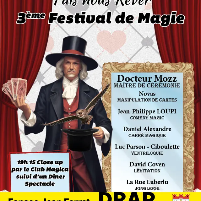 3ème édition du Festival de magie : « Fais-nous rêver»_Drap