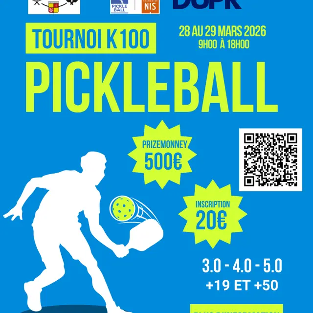 Tournoi K100 Pickelball_Saint-Paul-en-Forêt