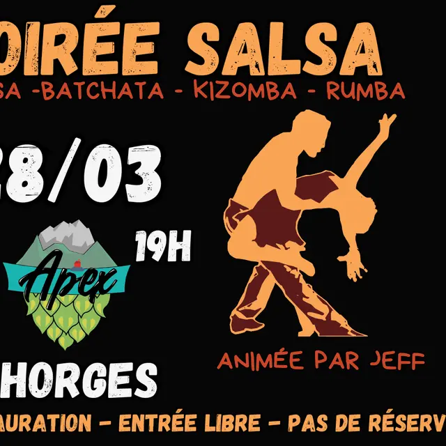 Soirée salsa CHORGES