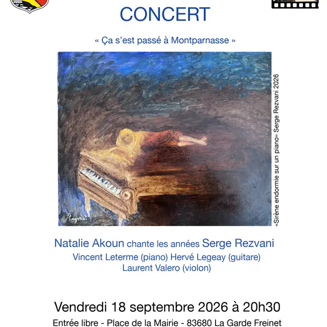 Concert Rezvani ça se passe à Montparnasse_La Garde-Freinet