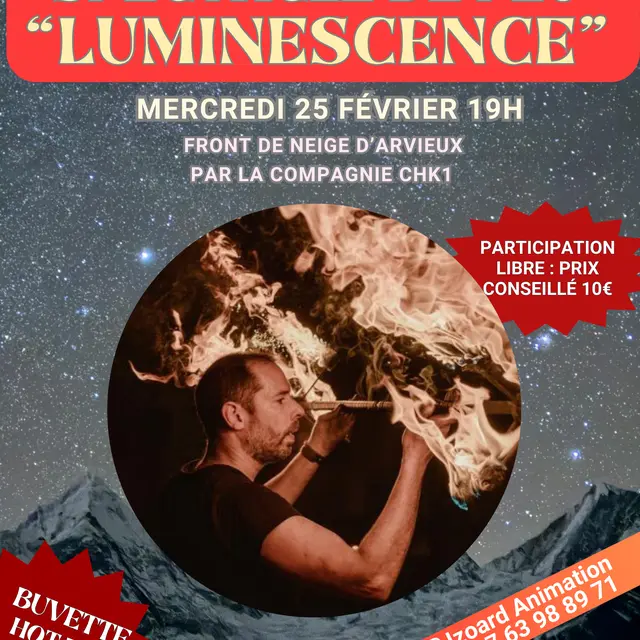 Spectacle de feu : Lumin'Escence_Arvieux