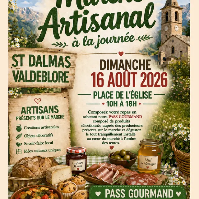 3ème Marché à thème Déjeuner sur l'Herbe._Valdeblore