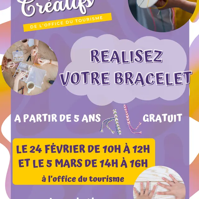 Atelier création de bracelet_Corrençon-en-Vercors