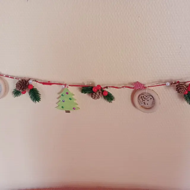 Atelier « Fabrication d'une guirlande de Noël »_Morzine