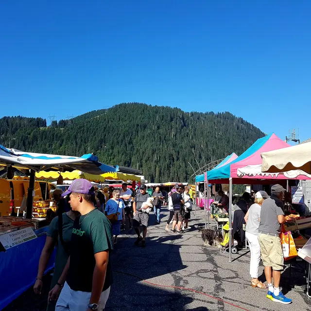 Marché Châtel été