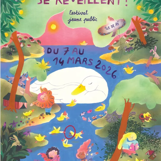 Festival Les p'tits se réveillent ! Atelier animaux en couleurs avec Emma Schellbach_Sainte-Marie-de-Ré