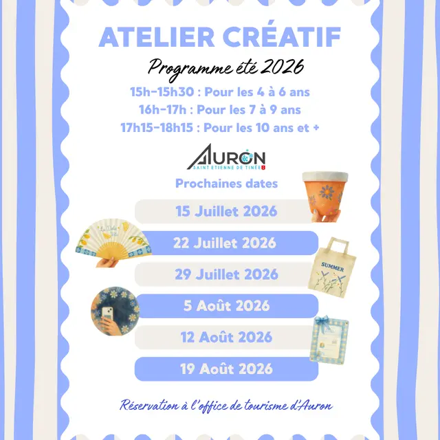 Ateliers Créatifs Paillettes et Pinceaux_Auron