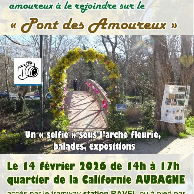 La Saint Valentin au Pont des Amoureux_Aubagne