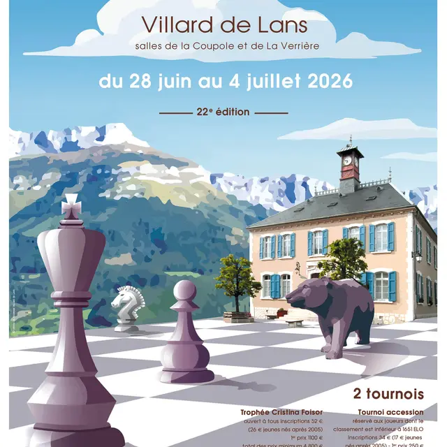 22e Open d'Echecs_Villard-de-Lans