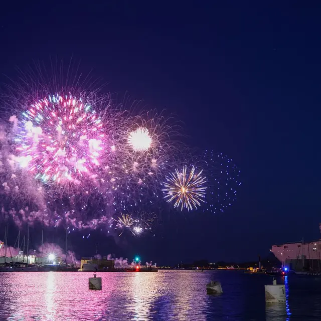 Sortie en mer feux d'artifice_Toulon