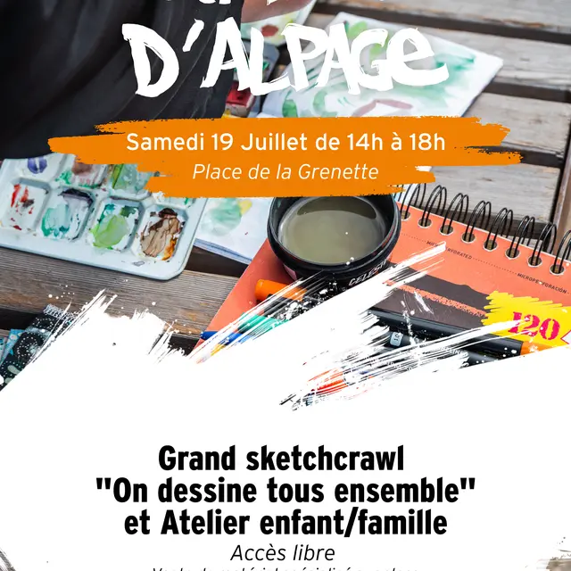 Carnets d'Alpage : on dessine tous ensemble !_Le Grand-Bornand