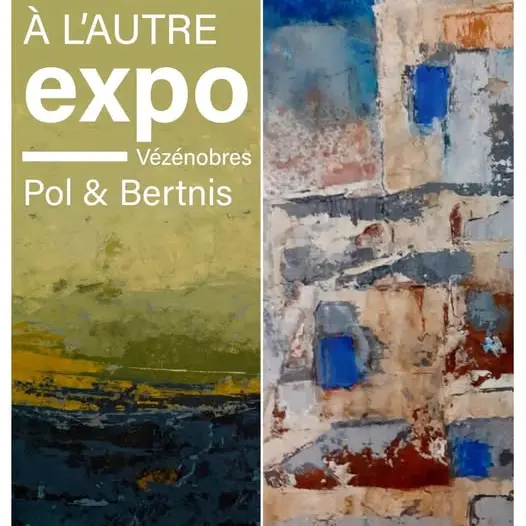 Exposition de peinture de Pol et Bertnis_Vézénobres