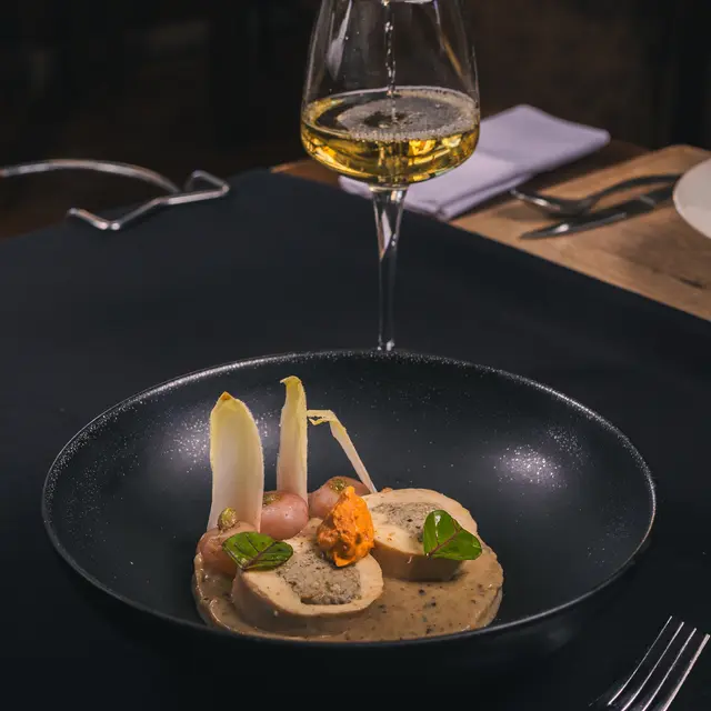 Ballotine de volaille et sauce calabraise