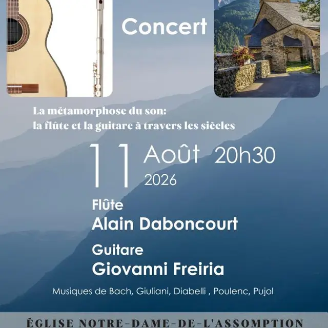 Concert : la flûte et la guitare à travers les siècles_La Grave