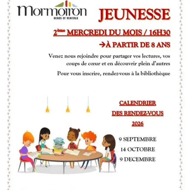 Club lecture jeunesse_Mormoiron