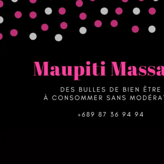 Maupiti Massage - Tahiti Tourisme