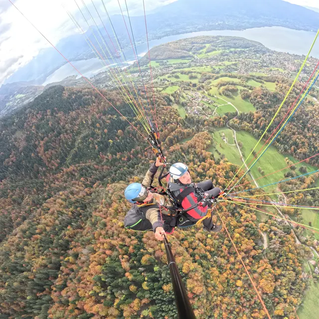 Bon cadeau : baptême parapente ascendance_Talloires-Montmin