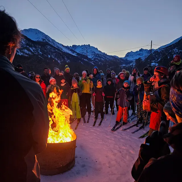 Balade à skis aux flambeaux_Névache
