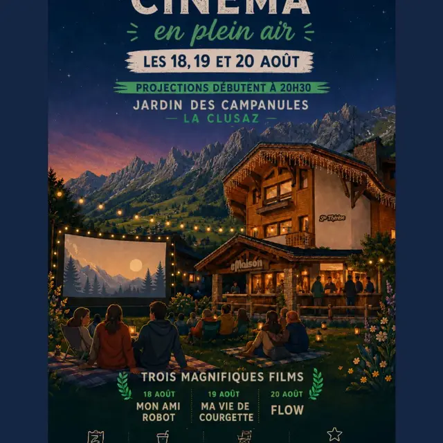 Ciné plein air_La Clusaz