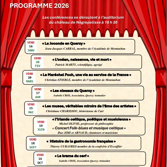 Conférence: L'océan, naissance, vie et mort