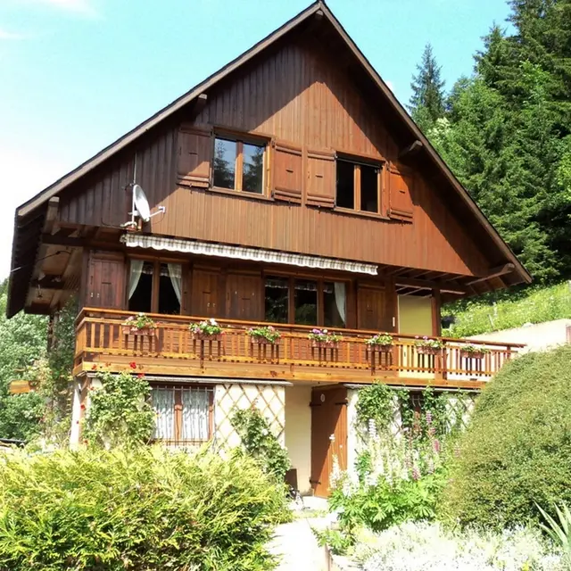 Chalet face sud