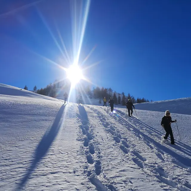 Raquettes avec En terrain connu