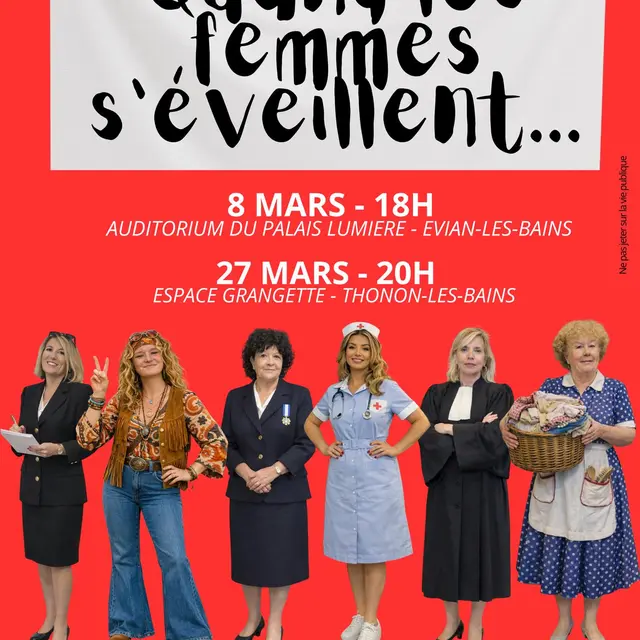 Théâtre - Quand les femmes s'éveillent_Thonon-les-Bains