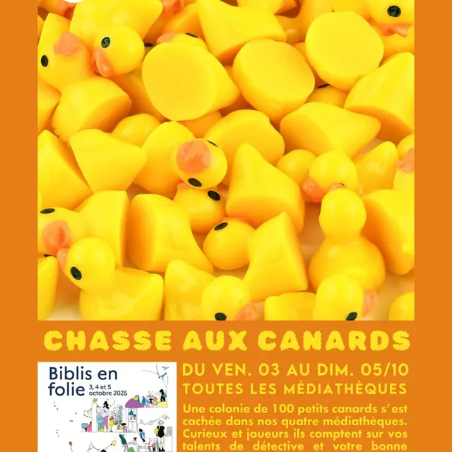 Chasse aux canards à la médiathèque !