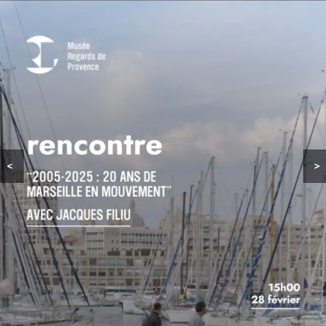 Rencontre, projection et dédicace de Jacques Filiu 20 ans de Marseille en Mouvement 2005-2025_Marseille