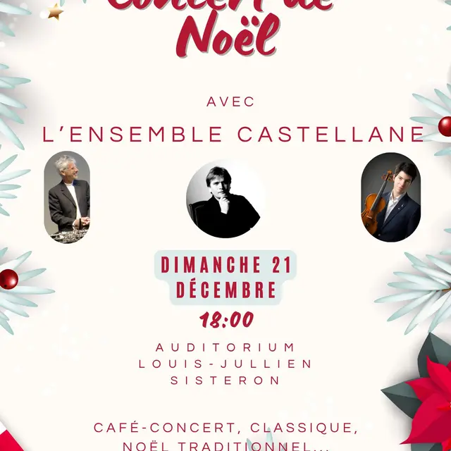 Concert de Noël avec l'Ensemble Castellane_Sisteron