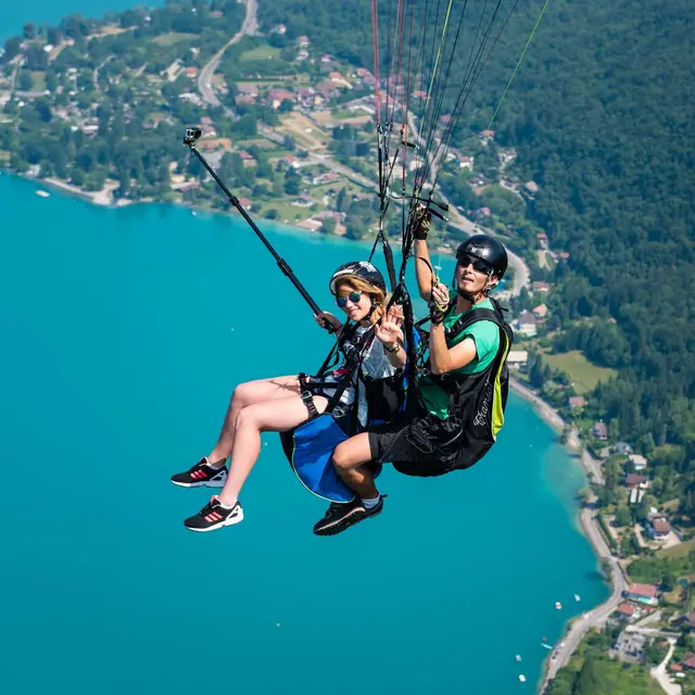 Lac annecy parapente Doussard