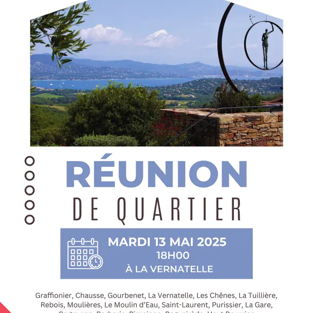 Réunion de quartier zone 4