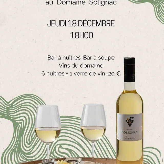 Soirée huitres au Domaine Solignac_Hyères