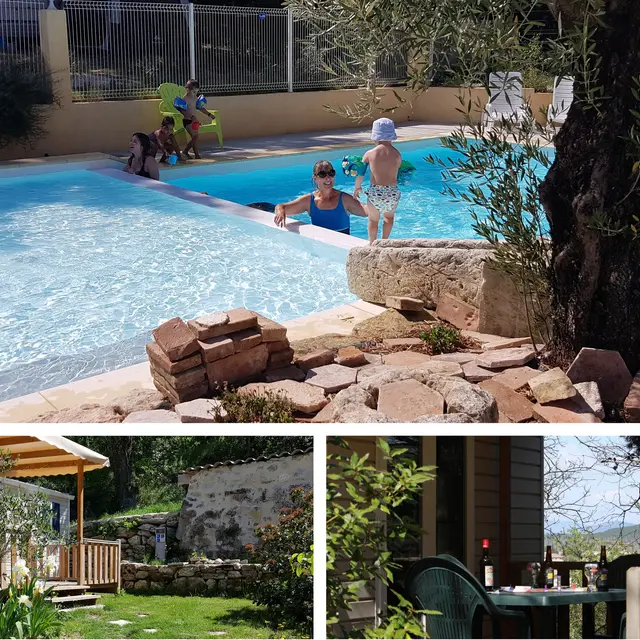 calme au camping en Drome provençale
