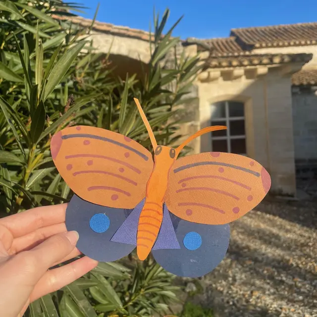 Atelier Nature et insectes en papier_Villeneuve-lez-Avignon