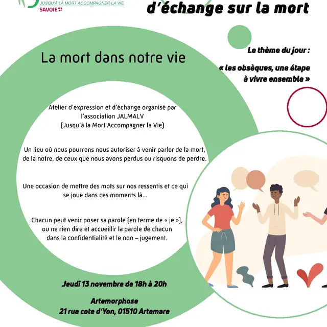 Atelier d'expression et d'échange sur la mort_Artemare