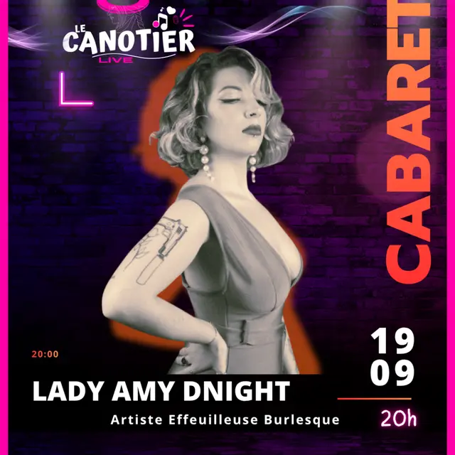 Live cabaret : Lady Amy Dnight_Aurillac