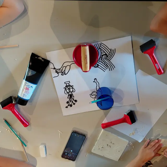 Atelier jeune public - Les petits graveurs de L'Astrée