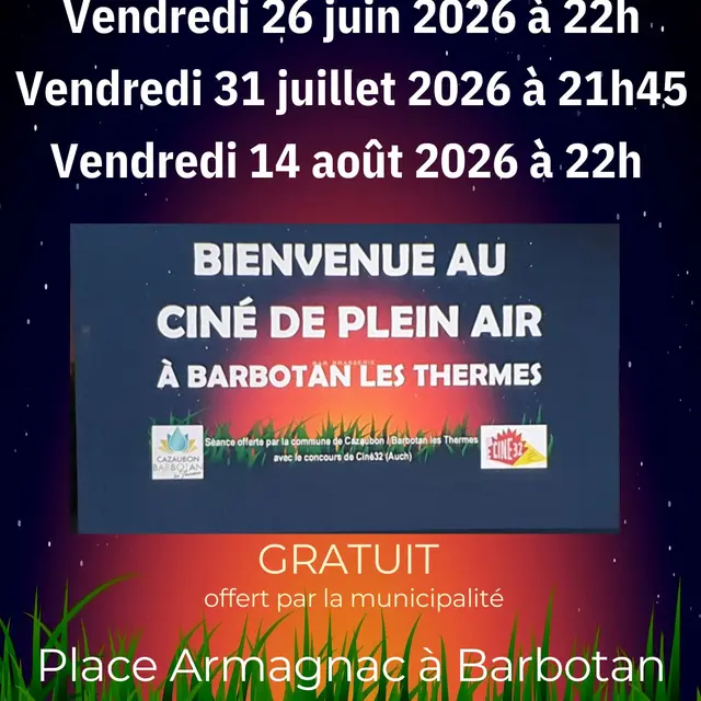 Cinéma de Plein air à Barbotan-les-Thermes_Cazaubon