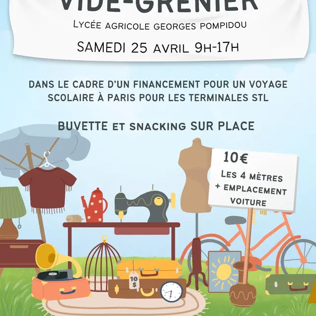 Vide grenier du Lycée Georges Pompidou - ENILV_Aurillac