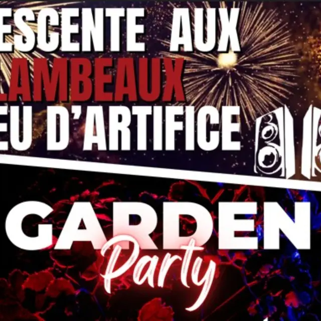 Garden Party de l'ESF - Feu d'artifice_La Colmiane