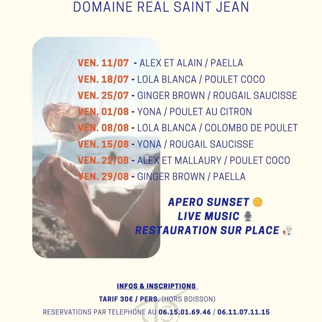 Les Estivales du Domaine Réal St-Jean_Puget-sur-Argens